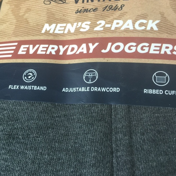 WEATHERPROOF VINTAGE MEN’S 2-PACK JOGGERS - Picture 10 of 11